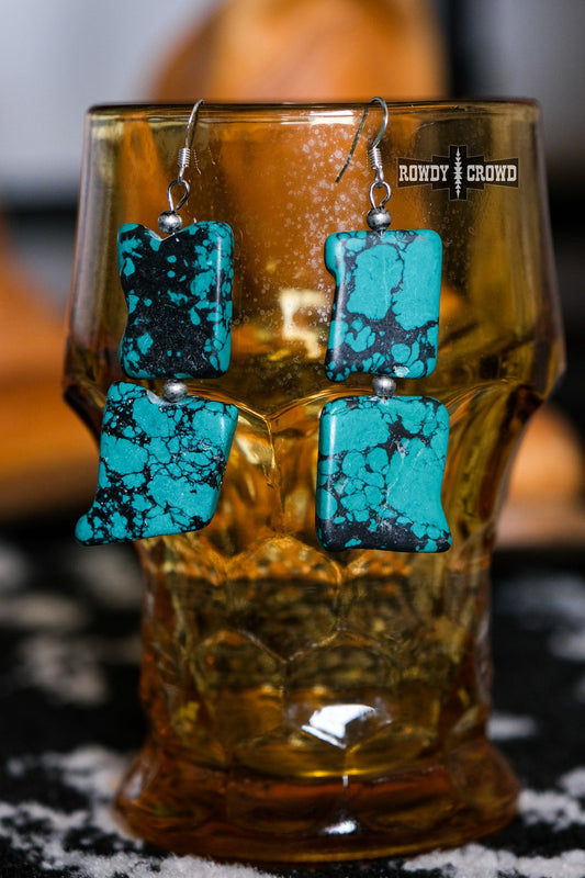 Western Accessories, Western Jewelry, Earrings for Women, Southwestern Jewelry, Western Jewelry Wholesale, Cowgirl Jewelry, Western Wholesale, Wholesale Accessories, Wholesale Jewelry, turquoise dangle earrings, western dangle earrings, western boho earrings, western earrings, dangle earrings, western turquoise earrings, turquoise stone earrings