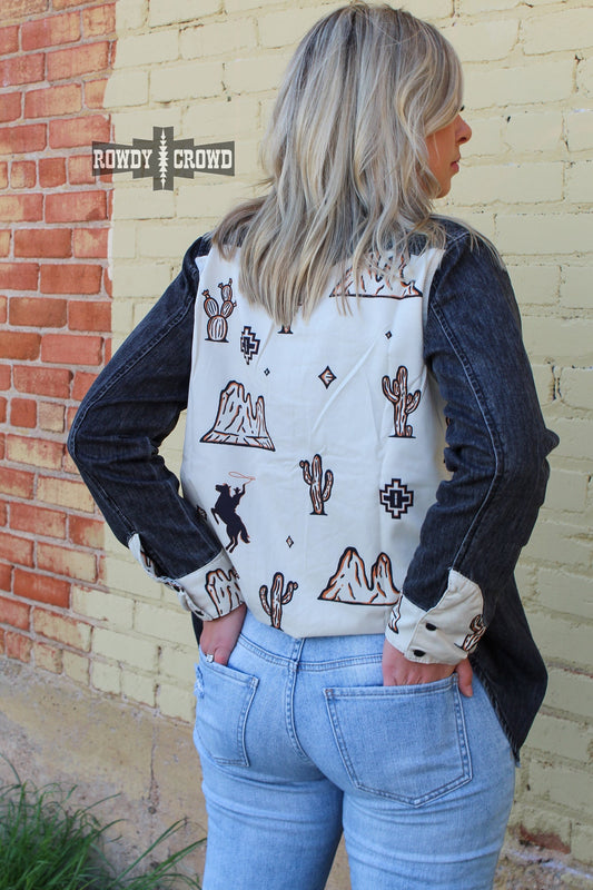 western blouse, western apparel, western boho, western denim top, western top, western womens tops, womens western shirts, womens button top, desert print print top, western long sleeve, western wear, western wholesale apparel, womens western wholesale, cowgirl tops, western attire, western fashion, western clothing, western wholesale, wholesale clothing, womens western blouse