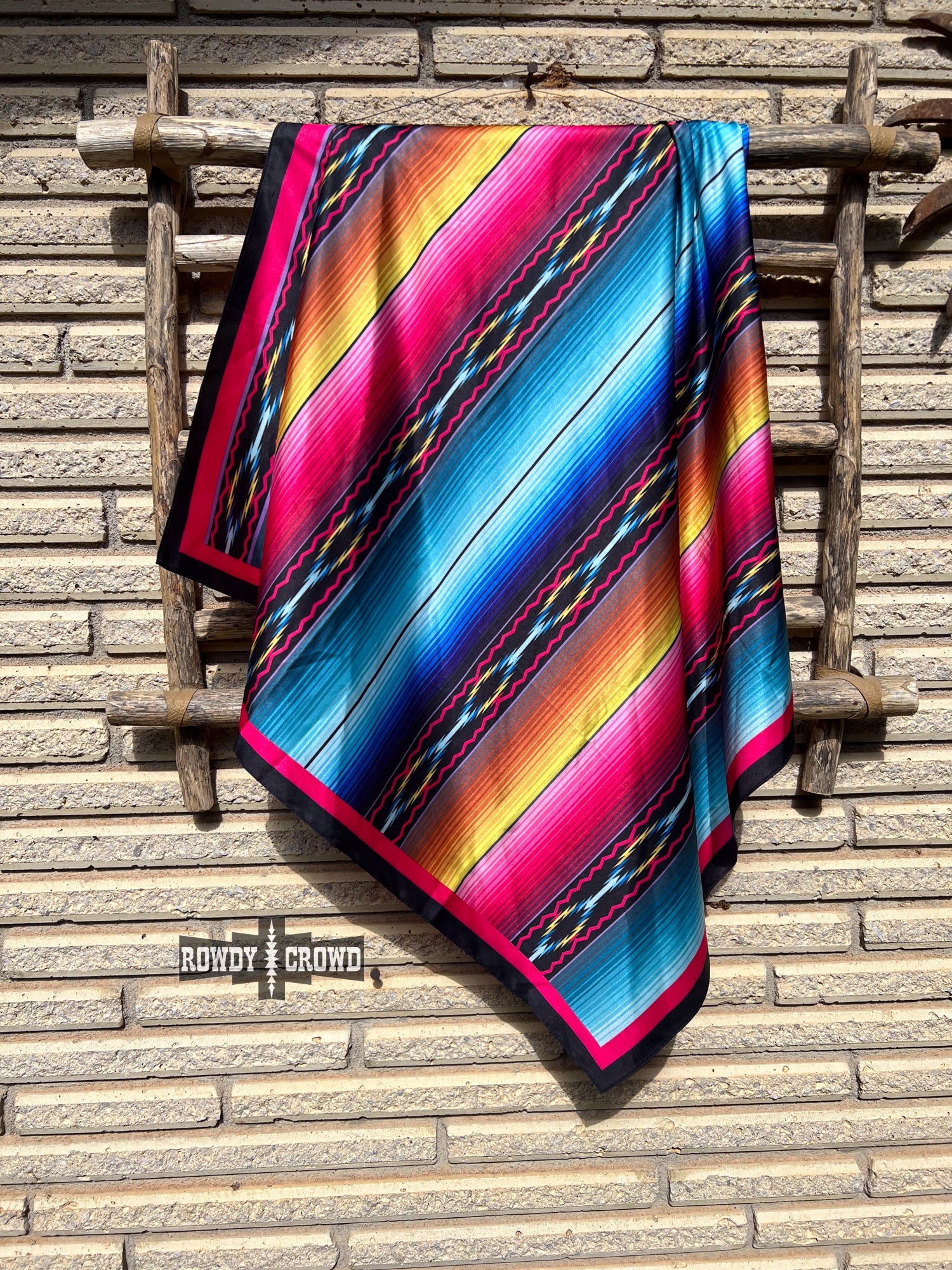 Serape Aztec Wild Rag/ Scarf – Whiskey Ranch Montana