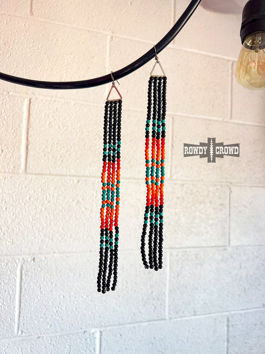 Western Accessories, Western Jewelry, Earrings for Women, Southwestern Jewelry, Western Jewelry Wholesale, Cowgirl Jewelry, Western Wholesale, Wholesale Accessories, Wholesale Jewelry, beaded earrings, beaded dangle earrings, western boho earrings