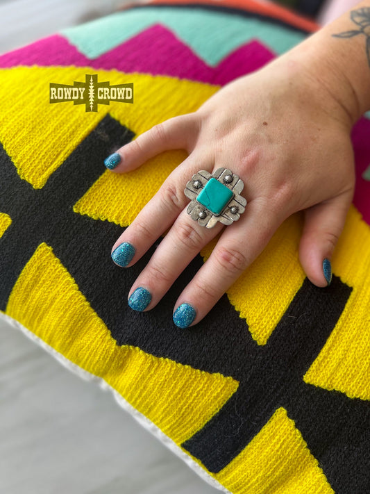 Concho Cross Scarf Slide/ Ring / Tee Clip