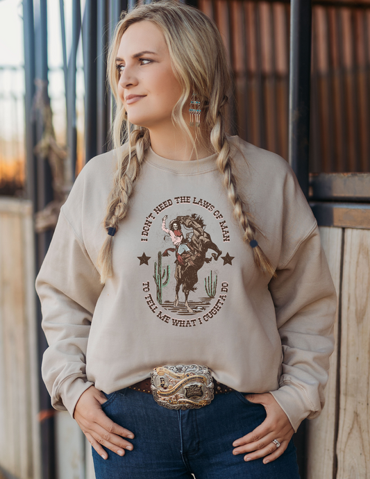 The Laws of Man Crewneck Sweatshirt
