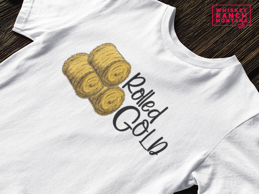 Rolled Gold Hay Tee